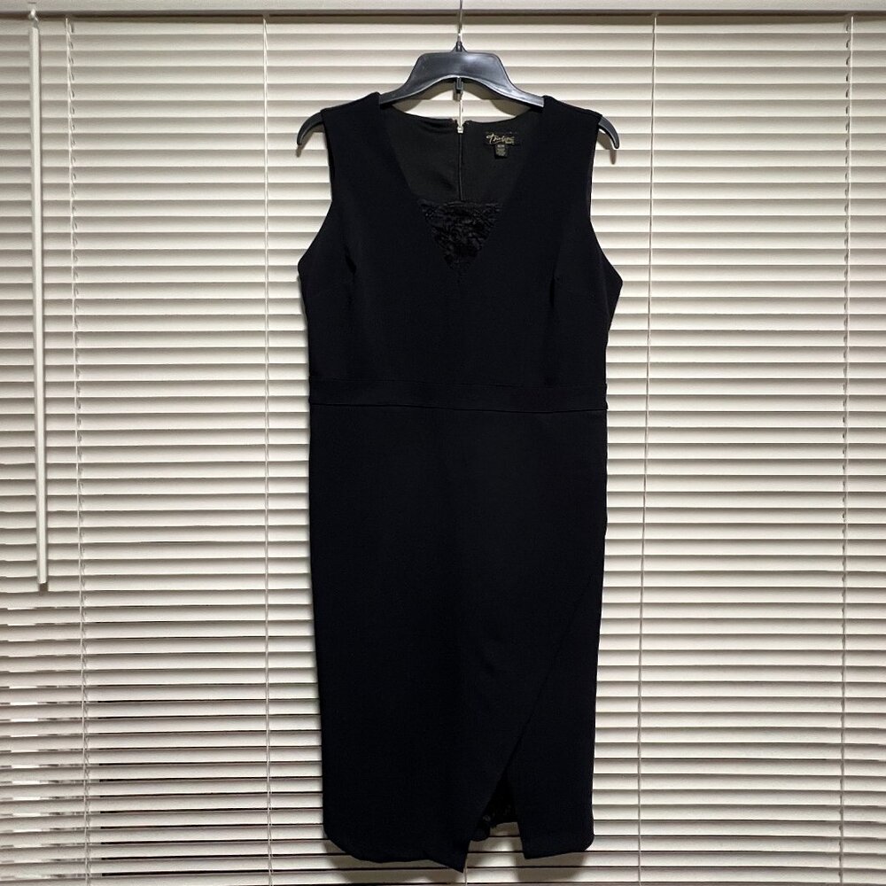 Thalia Sodi Black Midi Dress Size M